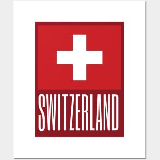 Switzerland Country Symbol Posters and Art